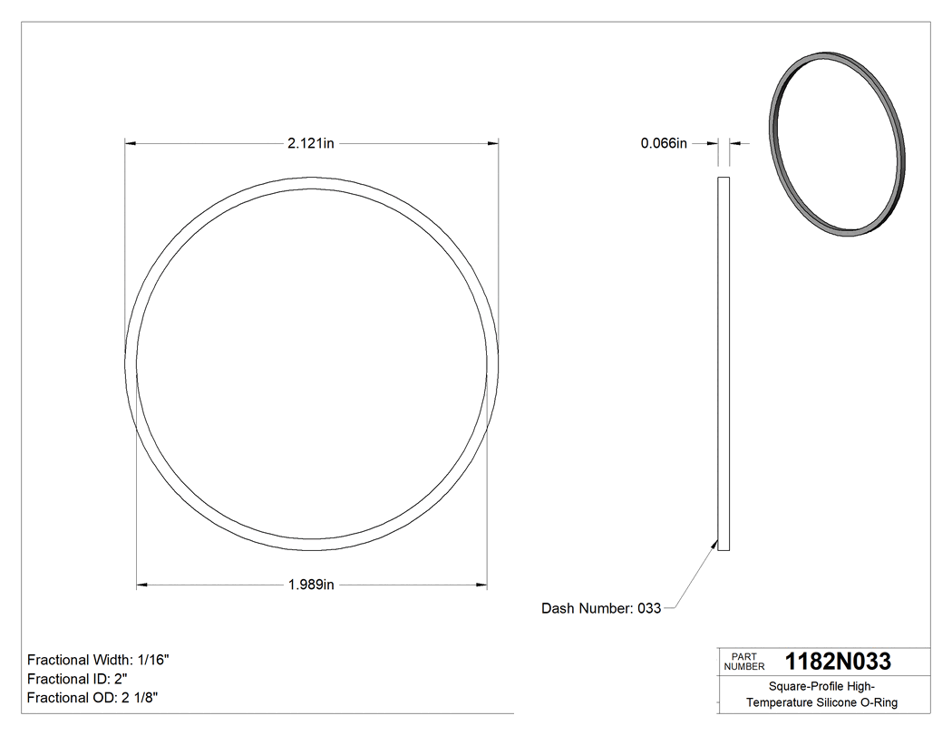 Technical drawing - 1182N033